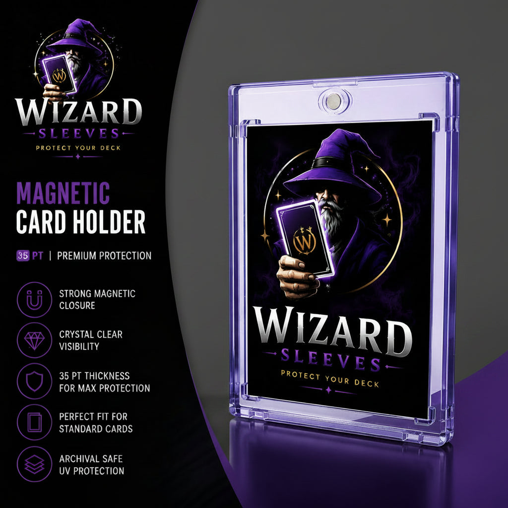 Wizard Sleeves Premium 35pt Magnetic Hard Cases (Thin)